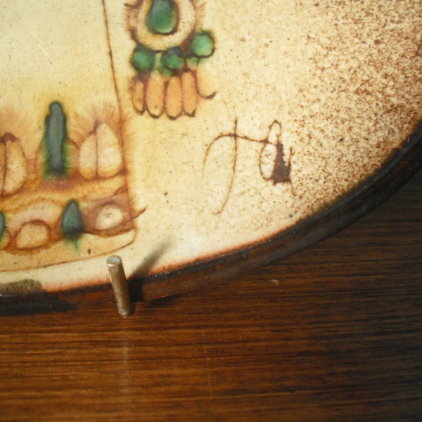 CUSTOM LISTING for Christina  - Chelsea Pottery Joyce Morgan wall plate