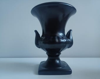 Dartmouth Pottery black urn vase