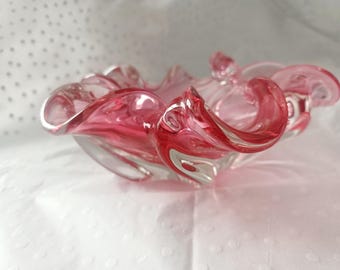 vintage Murano art glass  dish