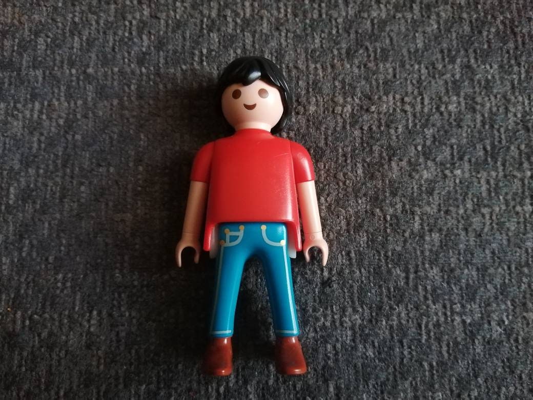 Lot Rare 22 Figurines Playmobil Vintage (1981) + Accessoires & Coffre - Jeux & Jouets