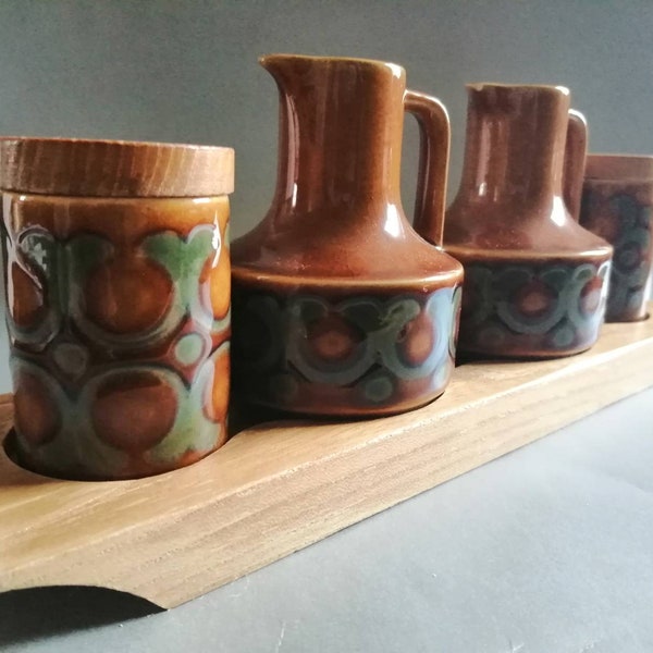 Hornsea Pottery Bronte cruet set