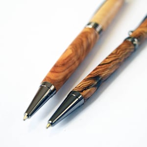 Wooden Pen Doctor Bespoke Gift Lawyer Premium Olive Wood Pen Journalist Personalized Pen Engraved Wooden Pen Minimalist gift image 2