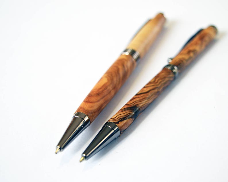 Wooden Pen Doctor Bespoke Gift Lawyer Premium Olive Wood Pen Journalist Personalized Pen Engraved Wooden Pen Minimalist gift image 2