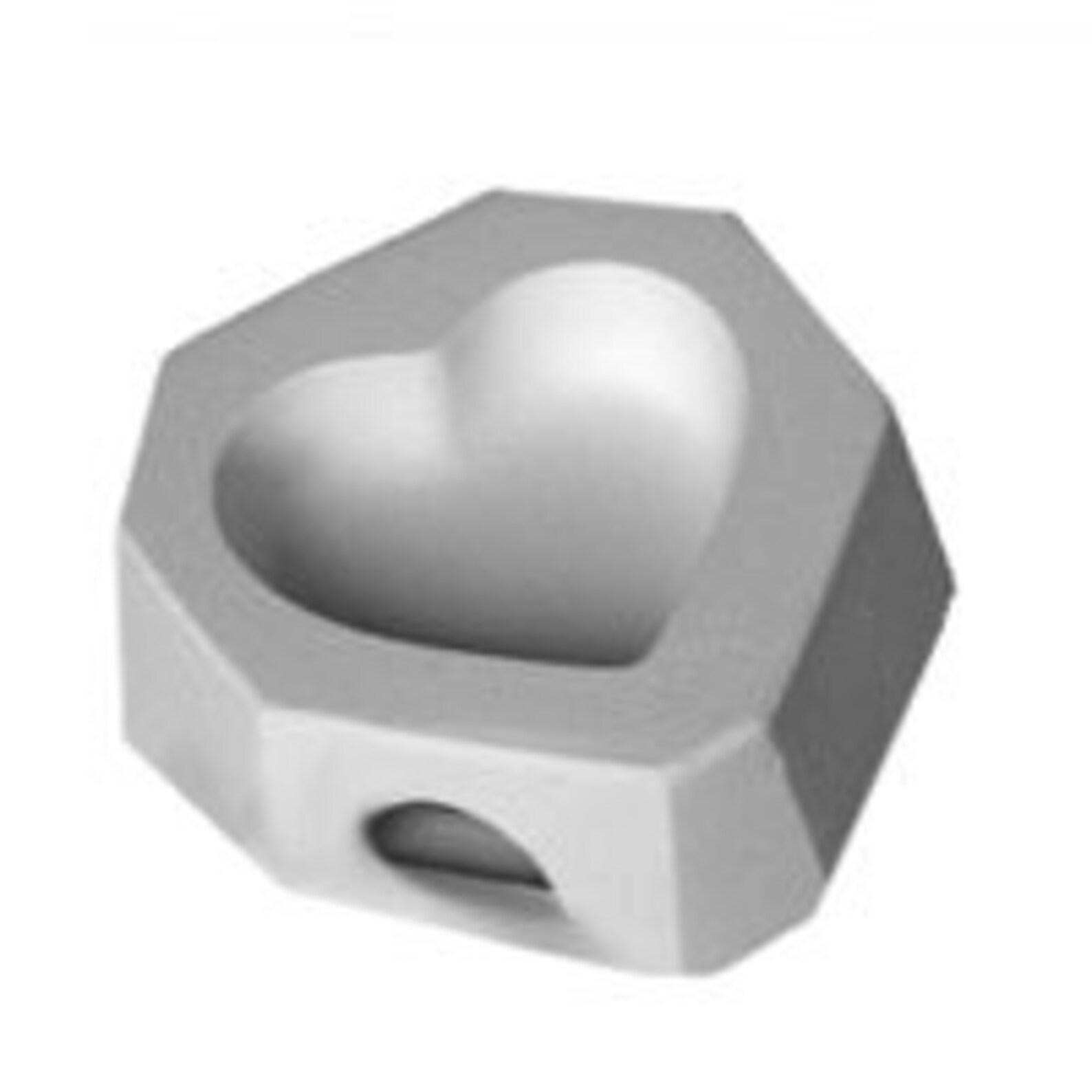 Fused Glass Supplies Small Heart Shaped Mold Valentine's Etsy