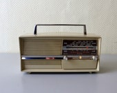Vintage radio station transistor OPTALIX STUDIO made in France - camping radio