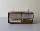 Vintage radio station transistor OPTALIX STUDIO made in France - camping radio