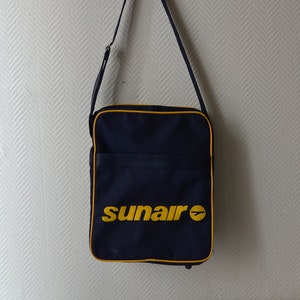 Vintage Airline Company SUNAIR Travelling Bag Cabin Bag Etsy