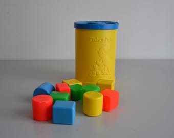 Vintage Fisher Price Spielzeug, Mustererkennung 1977