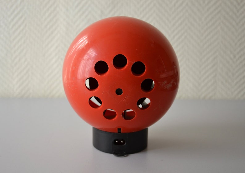 Vintage French desk fan CALOR Orange Pop 70s