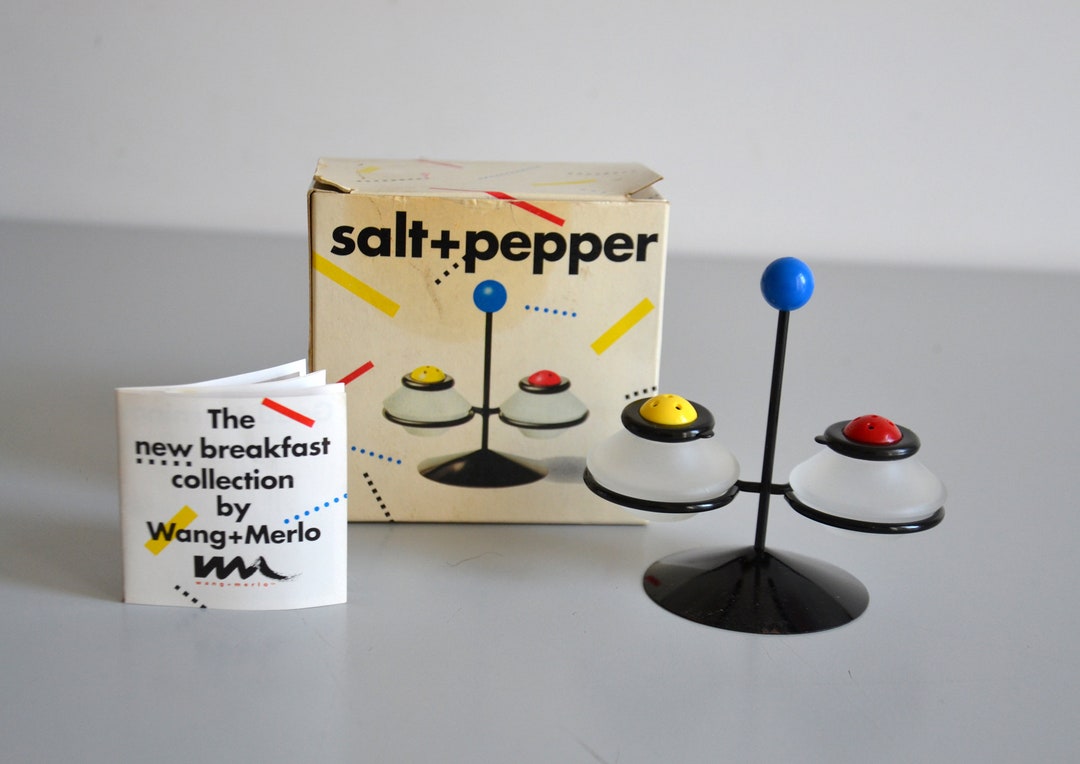 Salt and Pepper Wang + Merlo Vintage 80s, Memphis Design, the New ...