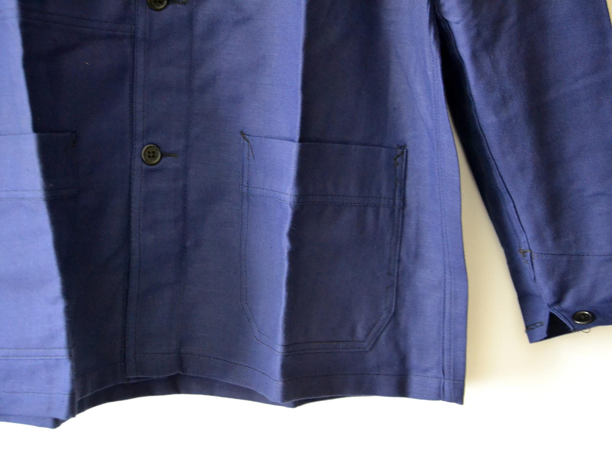 Vintage Work Jacket SAPIVOG French Vosges Moutain, Indigo Blue