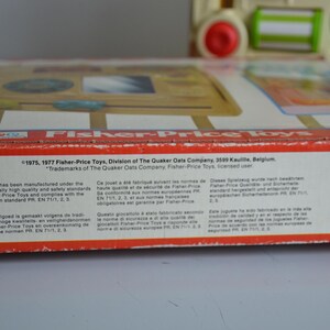 Vintage fisher price ancien tableau d'activité d'éveil en ance