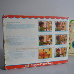 Fisher Price Activity Center 1973 – Tableau D'activités Vintage – Jeu éducatif Ancien