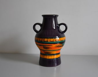 Dumler & Breiden vase West Germany, vintage 70s ceramics