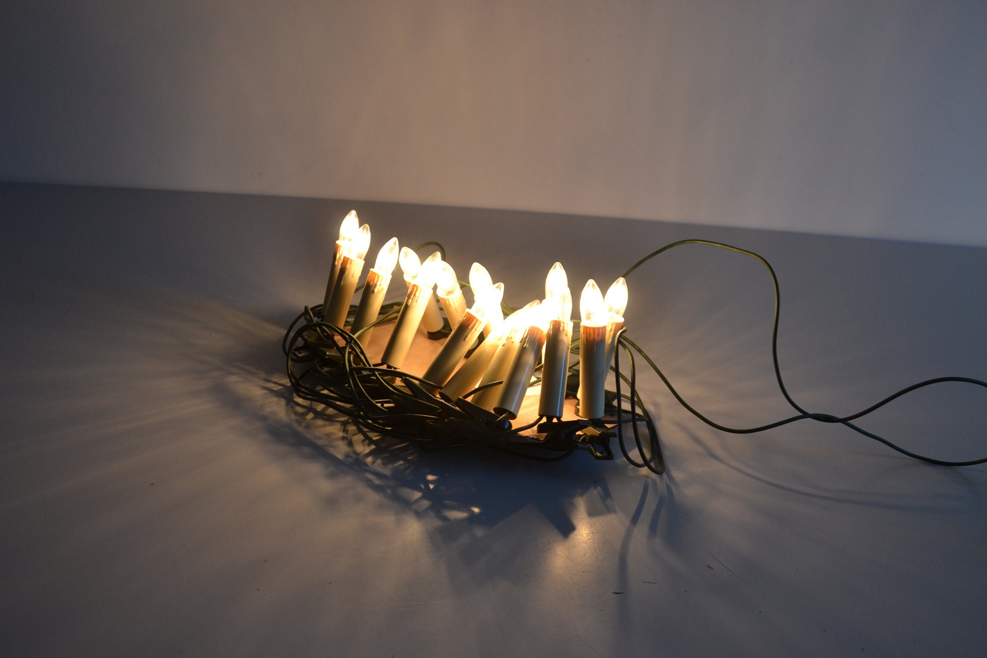 Guirlande Lumineuse De Noël Vintage EMC, Années 80, Multicolore, Fonctionne, Boîte D'origine
