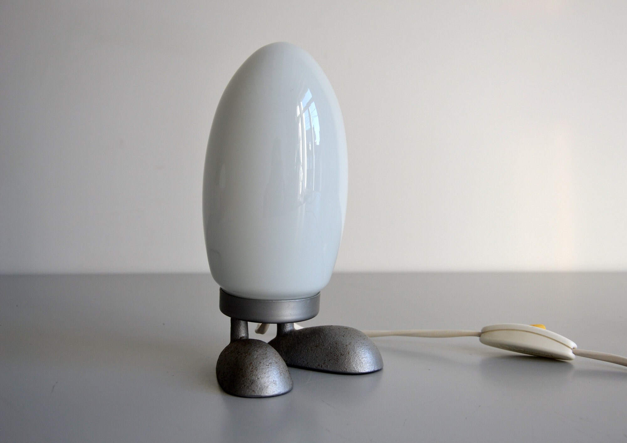 Lampe de Chevet Oeuf Vintage Ikea Tatsuo Konno Fjorton Design Années 90