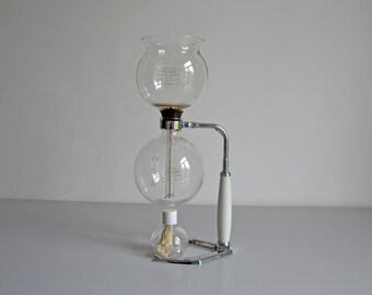 Vintage Vakuum-Kaffeemaschine, HELEM 8-Tassen-Siphon-Kaffeemaschine