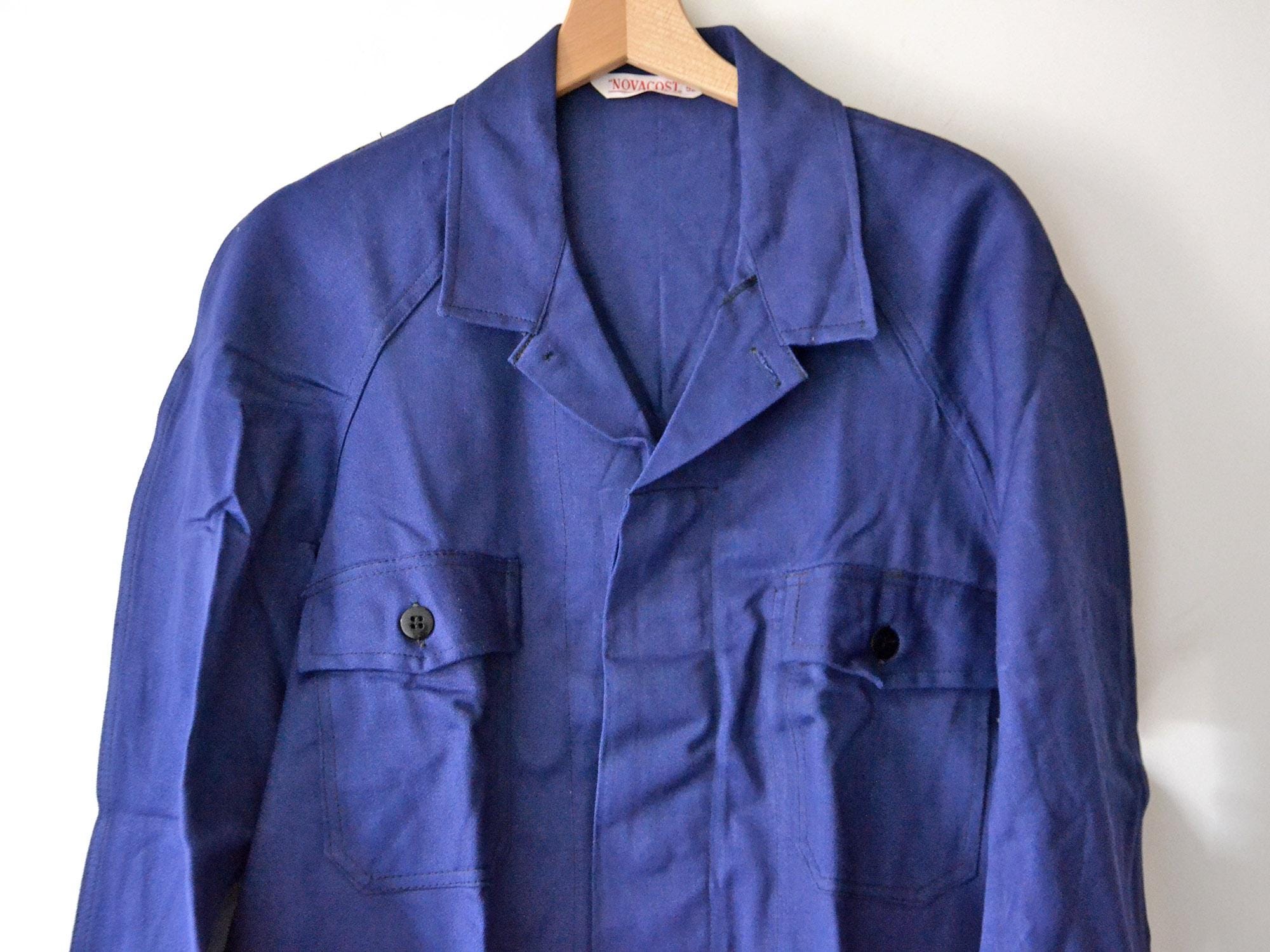 Vintage French Work Jacket NOVACOST, Cyclist Jacket, Size L - Etsy