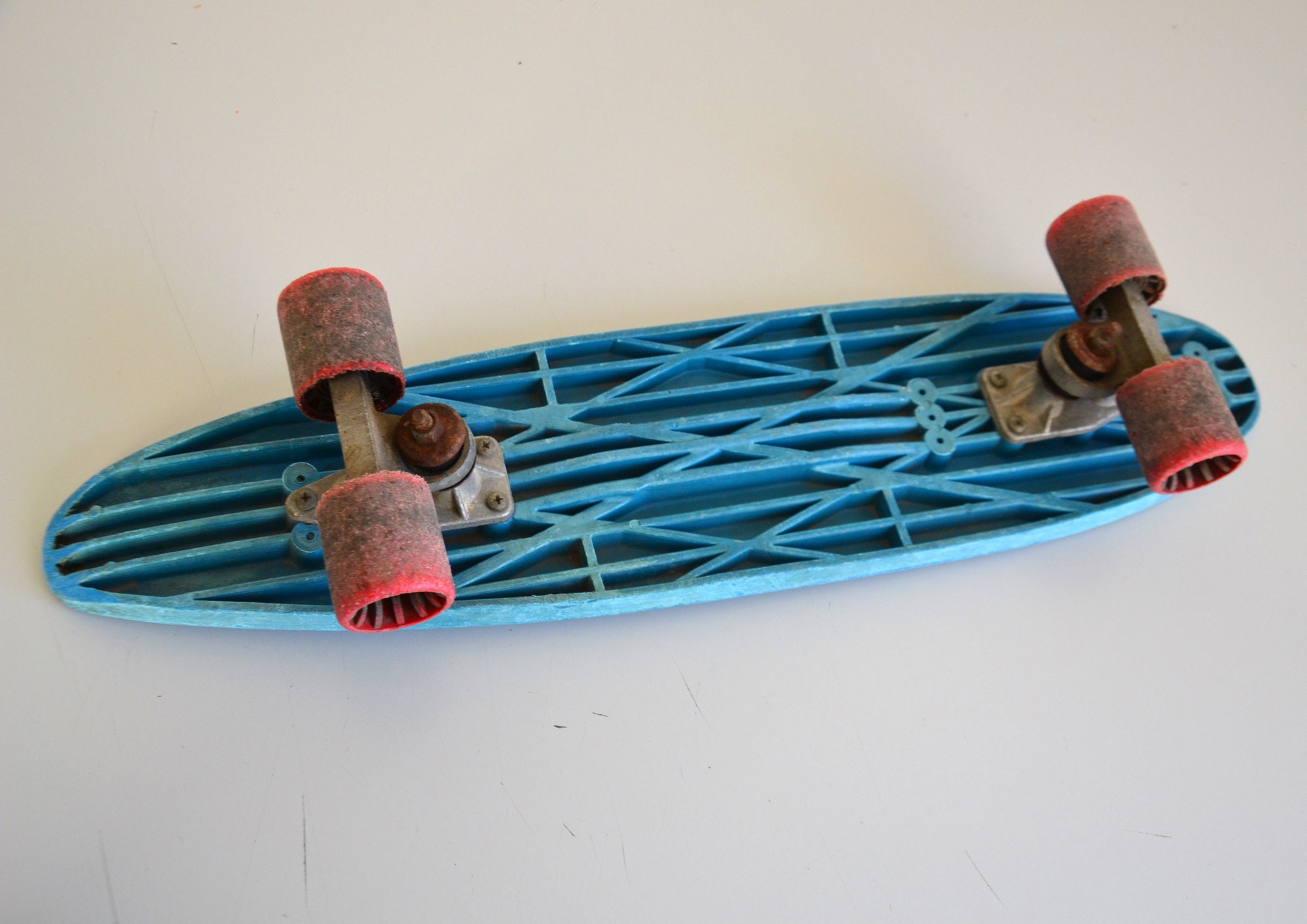 Skateboard Vintage Lotus En Plastique - Planche à Roulettes Ancienne 59cm, Occasion