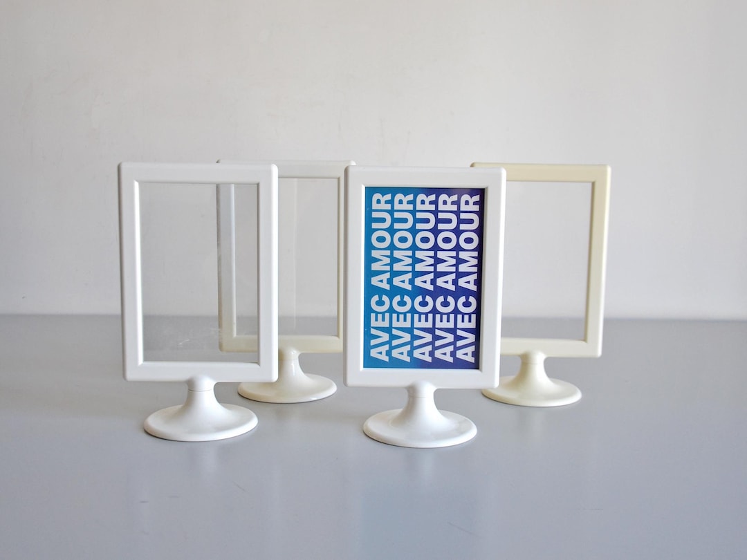 Set of 4 Vintage IKEA Photo Frames From the 90s, Designed by