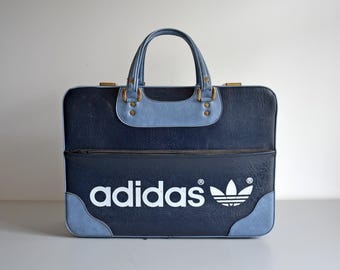 Vintage ADIDAS suitcase, Rare Authentic Adidas Bag 80s