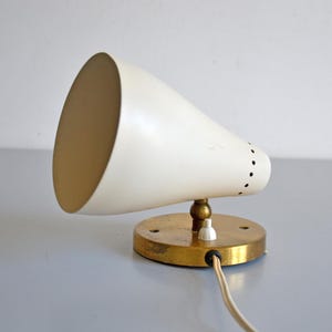 Vintage wall light, stilnovo style bracket lamp 50s 60s