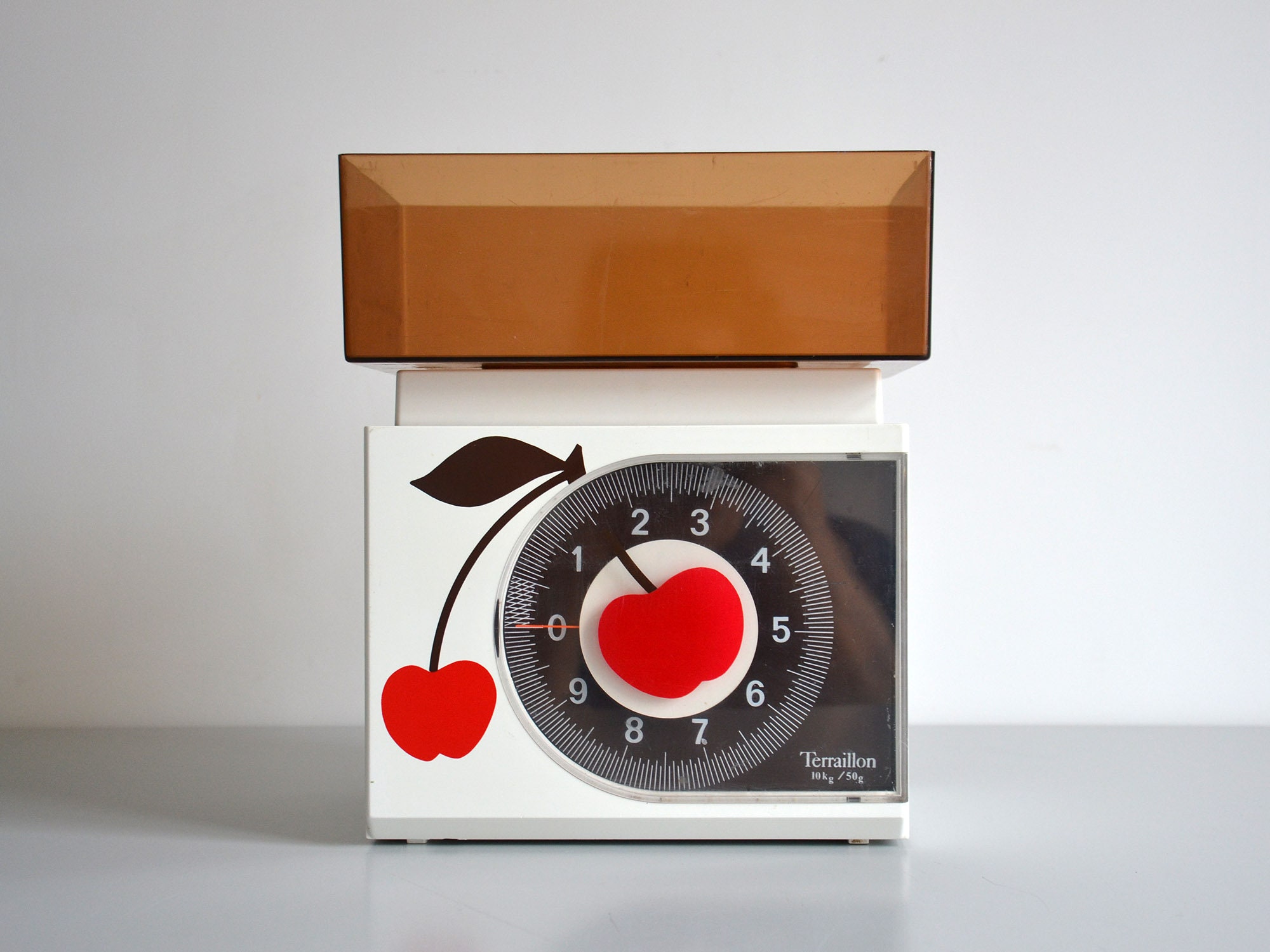 Balance de Cuisine Terraillon Motif Cerise/Cuisine Vintage France