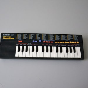 spørge deadline kærtegn Vintage Keyboard CASIO SA 1 100 Sound Tone Bank / Musical - Etsy