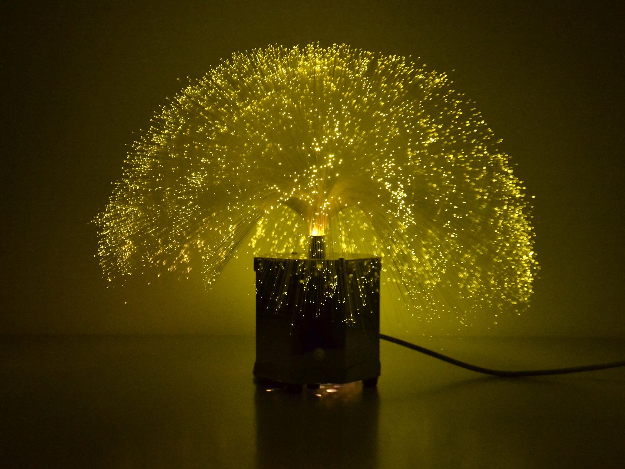 70s Fiber Optic Lamp - Etsy