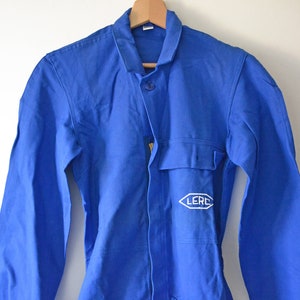 Work coverall, french vintage workwear, overall size Small