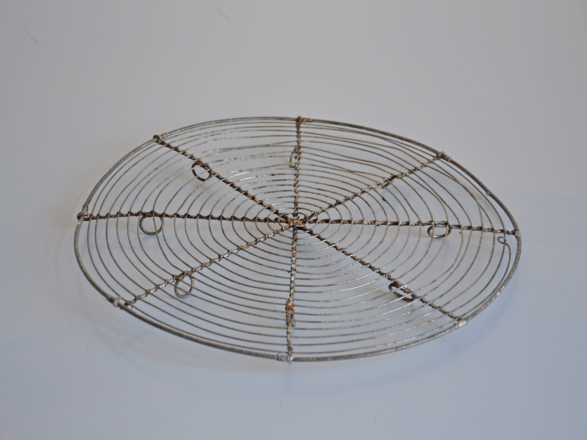 Ancien Support de Refroidissement à Gâteau ou Tarte/30cm Cuisine Vintage Française