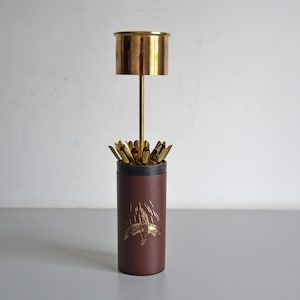 Cigarette dispenser shotgun cartridge pheasant, rare vintage collector model