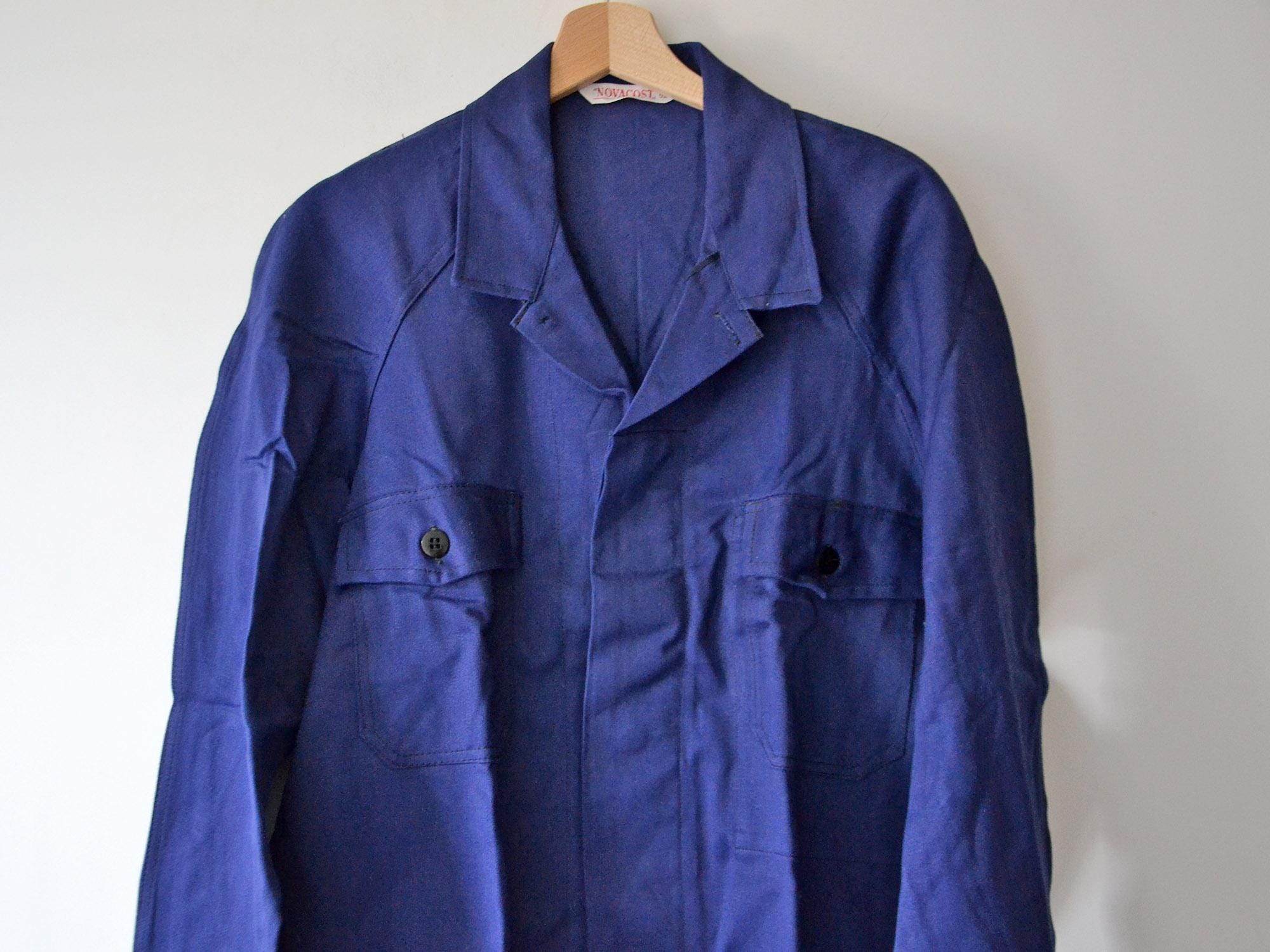 Vintage French Work Jacket NOVACOST, Cyclist Jacket, Size L - Etsy