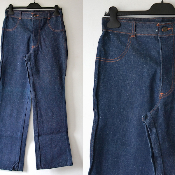 Pantalon en denim vintage RIEP années 70, coupe régular, taille S