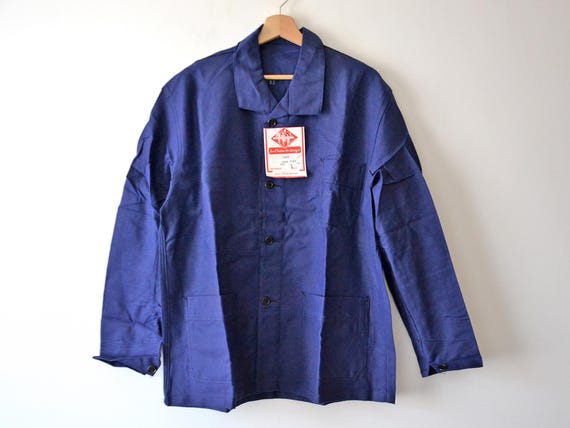 Vintage Work Jacket SAPIVOG French Vosges Moutain, Indigo Blue