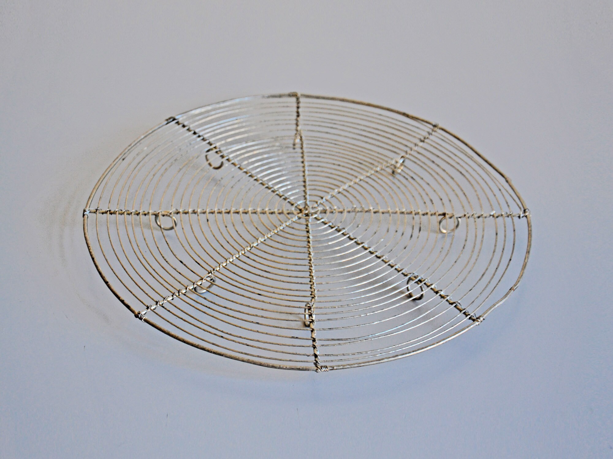 Ancien Support de Refroidissement à Gâteau ou Tarte/27cm Cuisine Vintage Française