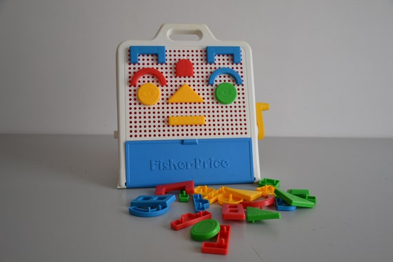 Vintage Peg Board Toy Set