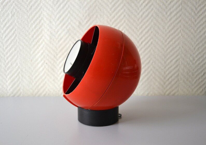 Vintage French desk fan CALOR Orange Pop 70s