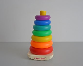 Fisher price outlet rainbow stacker