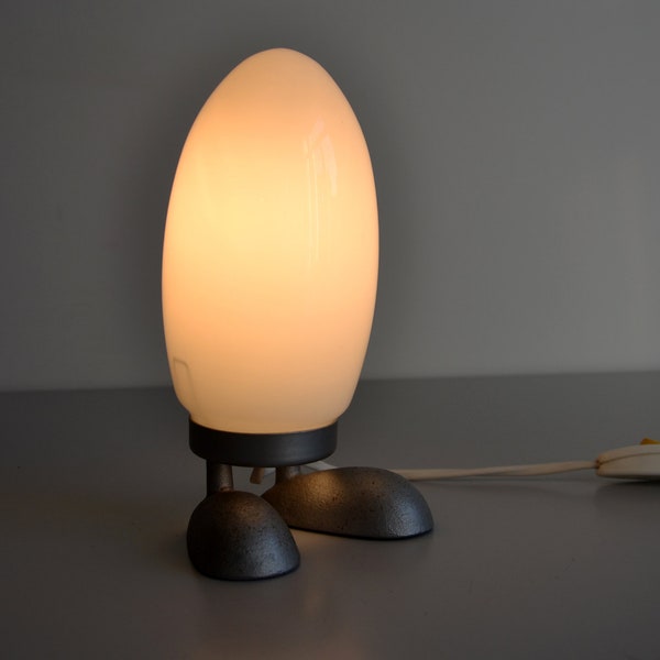 Lampe de chevet oeuf vintage IKEA Tatsuo Konno Fjorton design années 90