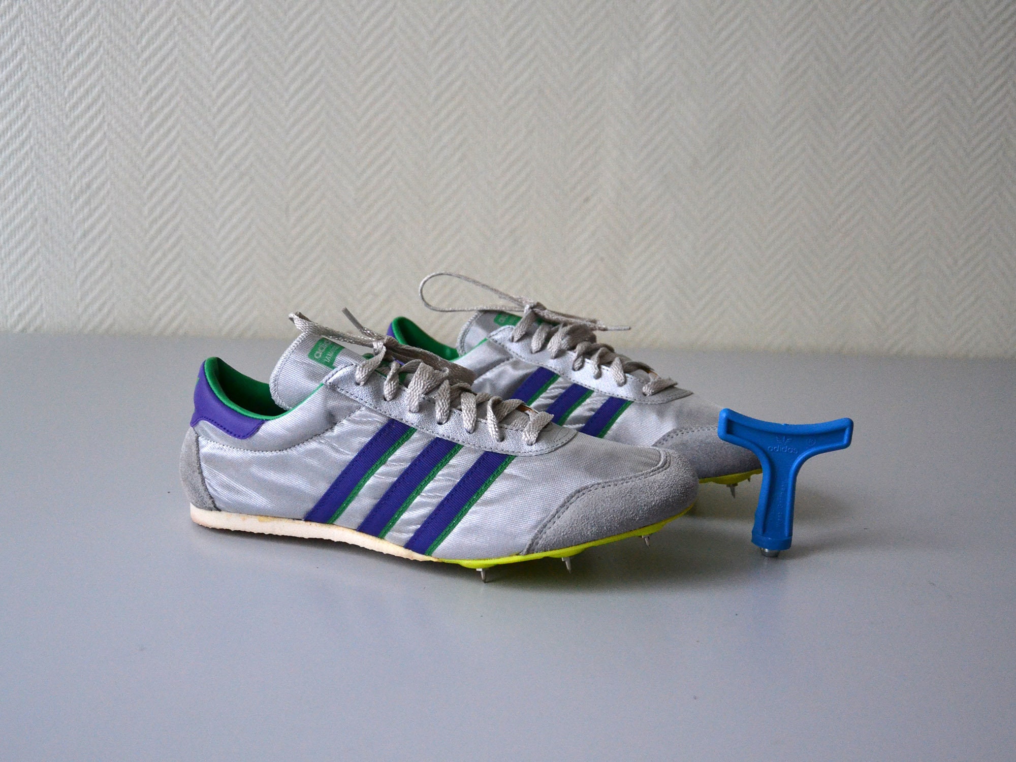 Vintage Running Shoes ADIDAS SPEED Track Field Spikes 80s Shoe Size 7.5 Etsy UK