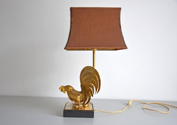 Vintage rooster cheap table lamps