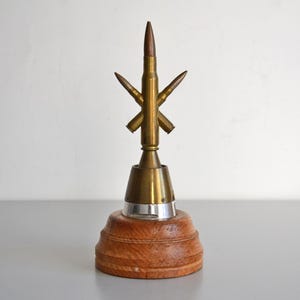 Old military decoration made of shells, souvenir item, French war memory