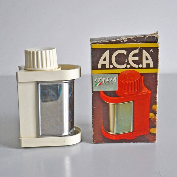 Râpe à parmesan ACEA, accessoire cuisine design italien vintage, décoration pop 70's