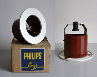 PHILIPS industrial spot lamp / vintage 70s lamp