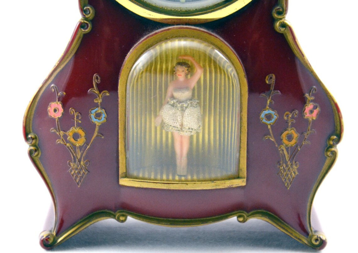 Rare vintage musical dancing ballerina alarm clock PETER made Etsy