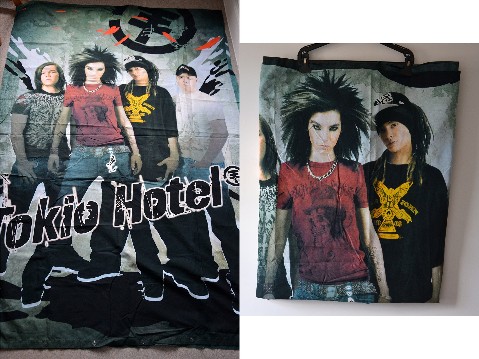 Panneau Housse de Couette Groupe Rock Tokio Hotel/Collector Fan