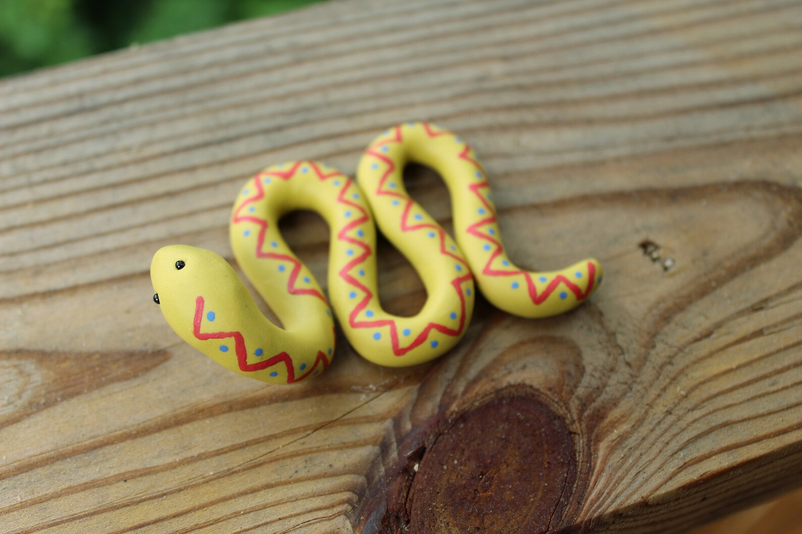 Snake Figurine Polymer Clay Snake Figurine Hand Painted Etsy Sweden