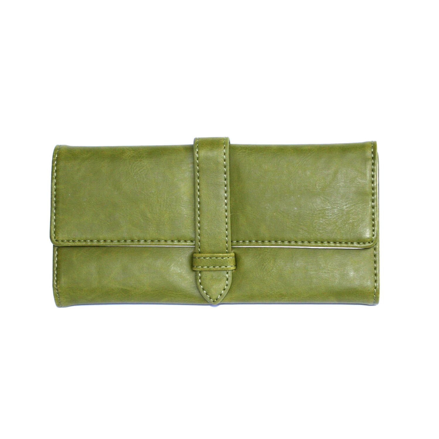 Womens Green Leather Wallet Womens Green Leather Purse Etsy
