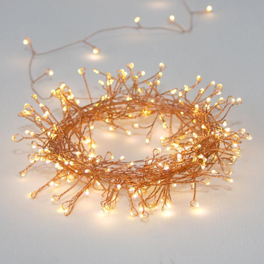 Copper Cluster LED Lights - Etsy